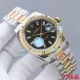 Copy Rolex Datejust II Two Tone Gold Watch Black Diamond Stick Markers Dial 41MM (2)_th.jpg
